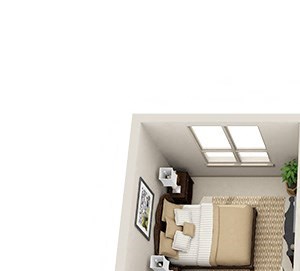 Two Bedroom | Two Bathroom Floor Plan Two Bedroom | Two Bathroom Floor Plan at ALARA Uptown, Dallas, 75204
